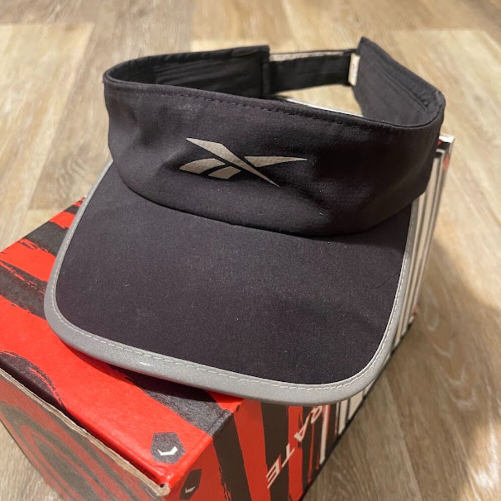 Reebok Float Run Performance Visor Cap Velcro Snapback